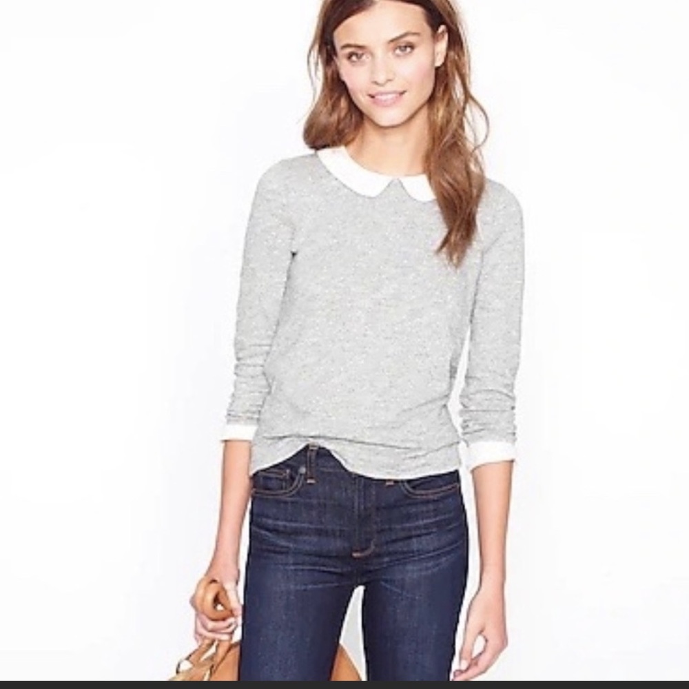 J.Crew Peter Pan collar blouse